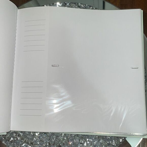 New Eccolo blue flowers floral family photo album memories for 4 x 6 photos - Picture 5 of 8